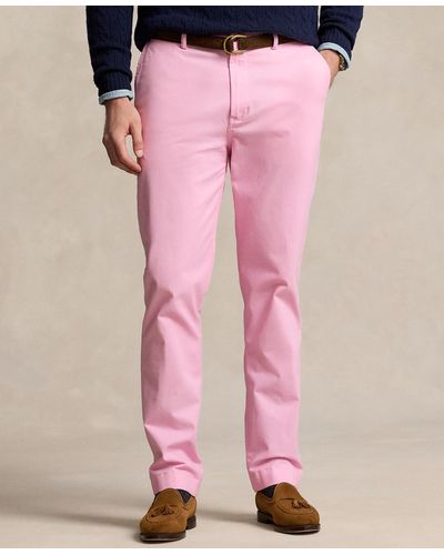 Polo Ralph Lauren Big & Tall Stretch Straight Fit Chino - Pink