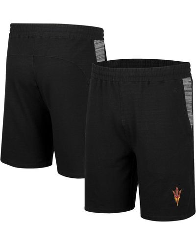 Colosseum Athletics Arizona State Sun Devils Wild Party Tri-blend Shorts - Black