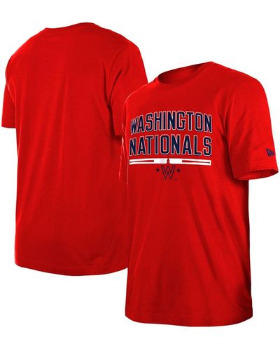 KTZ Washington Nationals Batting Practice T-shirt - Red