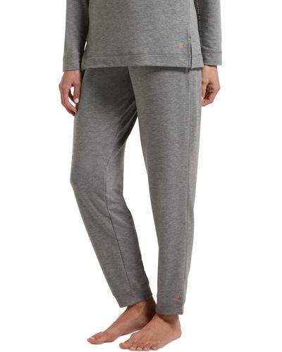 Hue ® Plus Size Solid Cuffed Lounge Pants - Gray