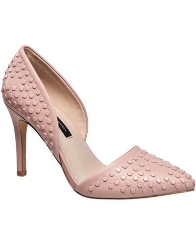 French Connection Forever Studded Pumps - Pink
