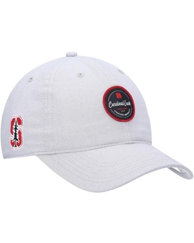 Black Clover Stanford Cardinal Oxford Circle Adjustable Hat - White