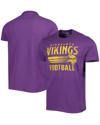 '47 Minnesota Vikings Wordmark Rider Franklin T-shirt - Purple