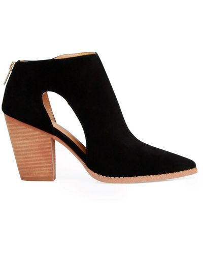 Belle & Bloom Midnight Special Suede Ankle Boot - Black
