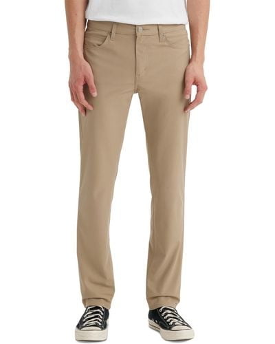 Levi's 511 Slim-fit Flex-tech Pants Macy's Exclusive - Natural