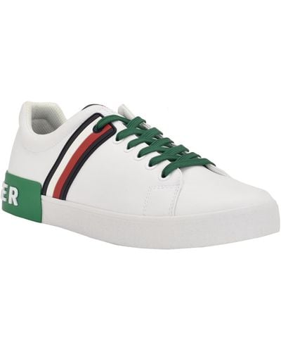 Tommy Hilfiger Ramus Stripe Lace-up Sneakers - Green