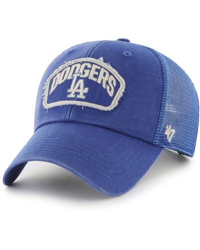 '47 '47 Los Angeles Dodgers Cledus Mvp Trucker Snapback Hat - Blue