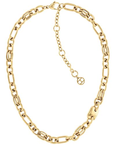 Tommy Hilfiger Stainless Steel Chain Necklace - Metallic