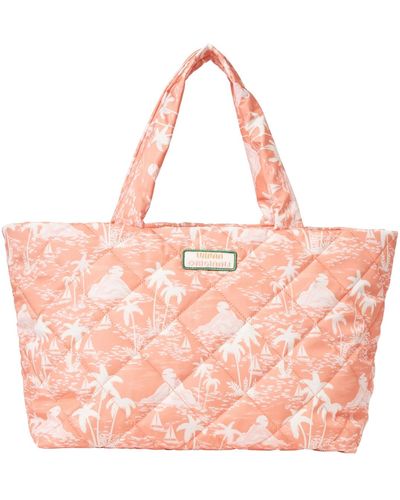 Urban Originals Tropical Extra Large Tote Bag - Pink