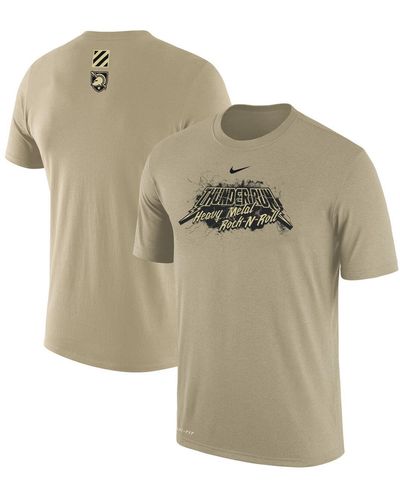 Nike Army Black Knights 2023 Rivalry Collection Heavy Metal Performance T-shirt - Metallic