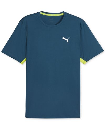 PUMA Run Favorite Velocity Logo T-shirt - Blue