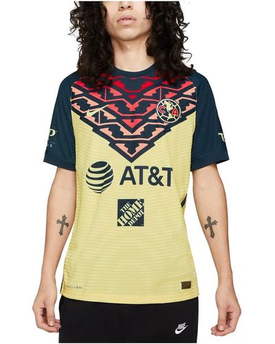 Nike Club America 2021/22 Home Vapor Match Authentic Jersey - Yellow
