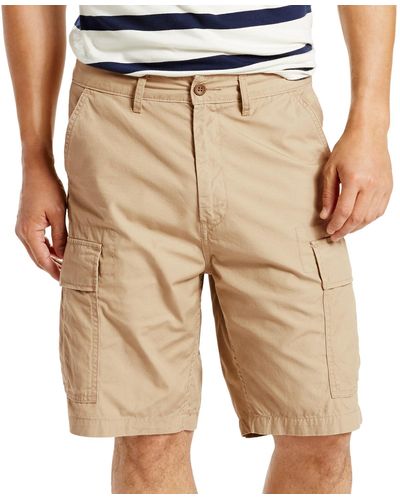 Levi's Carrier Loose-fit Non-stretch 9.5" Cargo Shorts - Natural