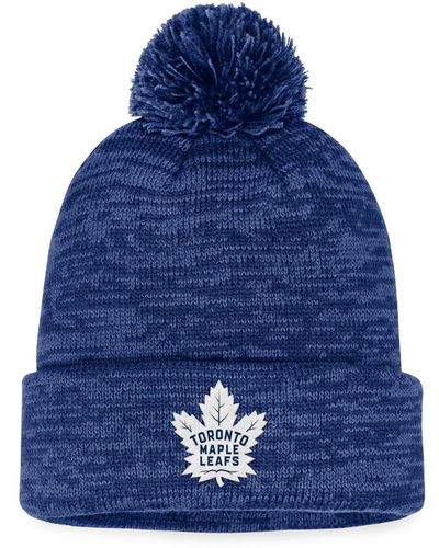 Fanatics Toronto Maple Leafs Fundamental Cuffed Knit Hat - Blue