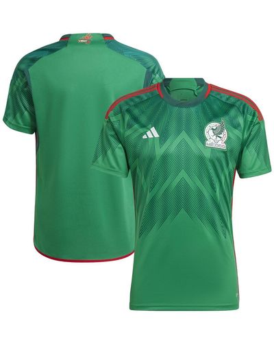 adidas Mexico National Team 2022/23 Home Blank Replica Jersey - Green