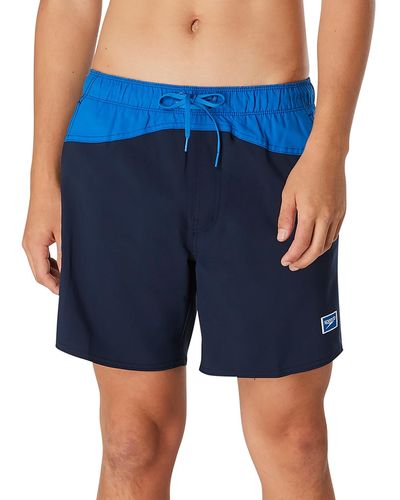 Speedo Marina Flex 6-1/2" Volley Shorts - Blue
