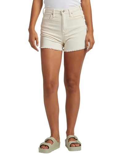 Silver Jeans Co. Highly Desirable High Rise Shorts - White