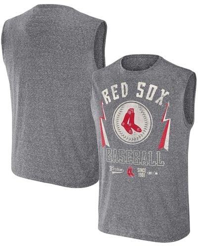 Fanatics Darius Rucker Collection By Boston Red Sox Muscle Tank Top - Gray