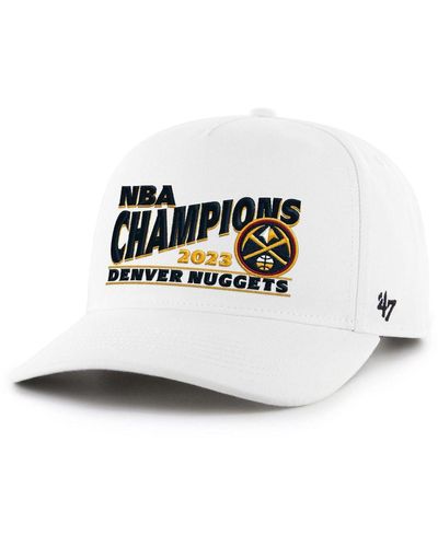 '47 White Denver Nuggets 2023 Nba Finals Champions Slant Hitch Adjustable Hat