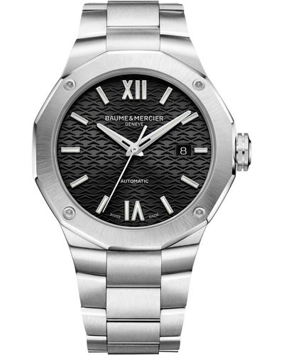 Baume & Mercier Swiss Automatic Stainless Steel Bracelet Watch 42mm - Metallic