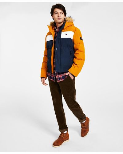 Tommy Hilfiger Short Snorkel Coat, Created For Macy's - White