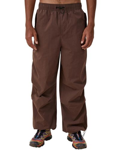 Cotton On Parachute Field Pants - Brown