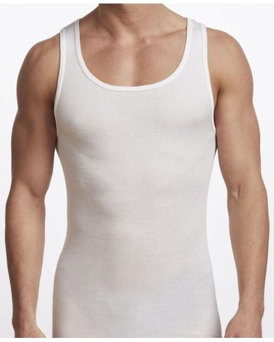 Stanfield's Premium Cotton 2 Pack Tank Top - White