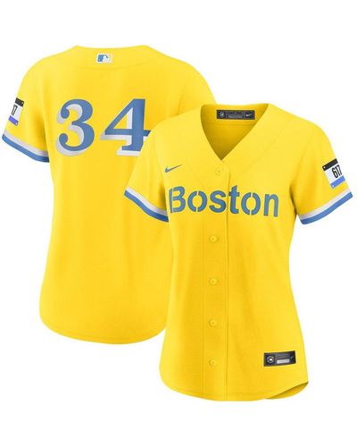 Youth Nike Enrique Hernandez Gold Boston Red Sox City Connect