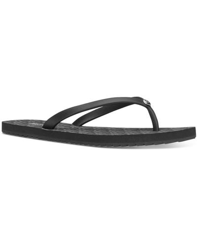 Michael Kors Jinx Flip-flop Sandals - Black