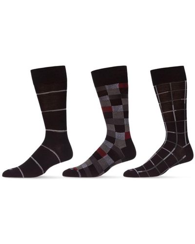 Memoi Basic Assortment Socks - Black