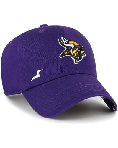 '47 Minnesota Vikings Confetti Icon Clean Up Adjustable Hat - Blue