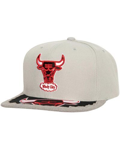 Mitchell & Ness Chicago Bulls Munch Time Snapback Hat - White
