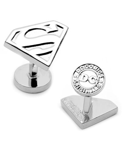 Cufflinks Inc. Superman Shield Cufflinks - Metallic