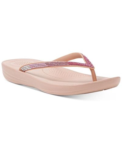 Fitflop Iqushion Ombre Sparkle Flip-flops - Natural