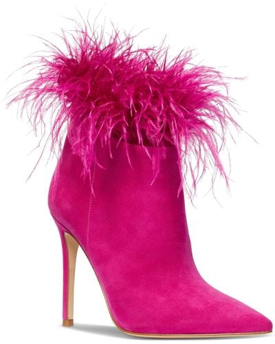 Michael Kors Michael Whitby Feather Shooties - Pink