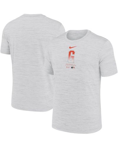 Fanatics Nike San Francisco Giants City Connect Practice Velocity Performance T-shirt - White