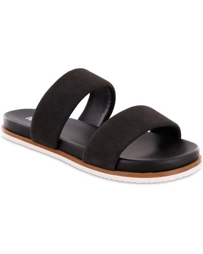 MIA Valeri Flat Sandals - Black