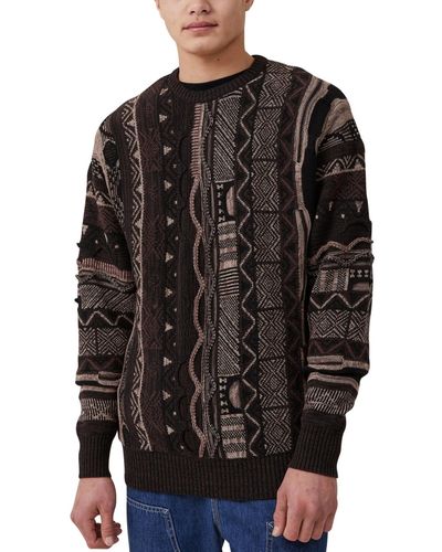 Cotton On Garage Knit Sweater - Black