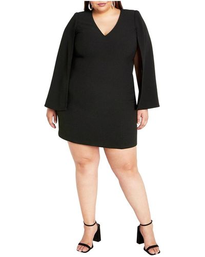 City Chic Plus Size Amaya Dress - Black