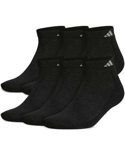 adidas Men's Athletic Performance Low-cut Socks 6-pack - Black