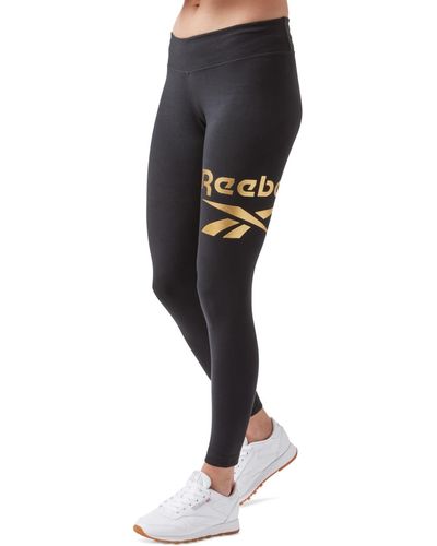 Reebok Shine Full-length Logo leggings - Black