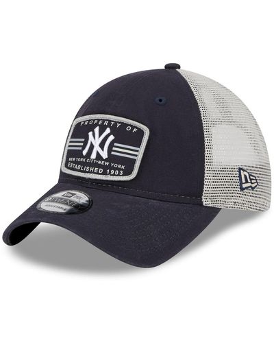 KTZ New York Yankees Property Trucker 9twenty Snapback Hat - Blue