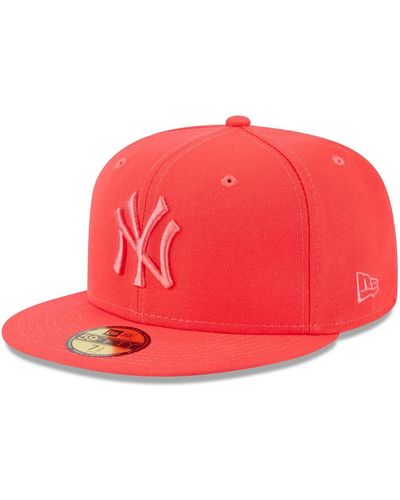 KTZ New York Yankees 2023 Spring Color Basic 59fifty Fitted Hat - Red