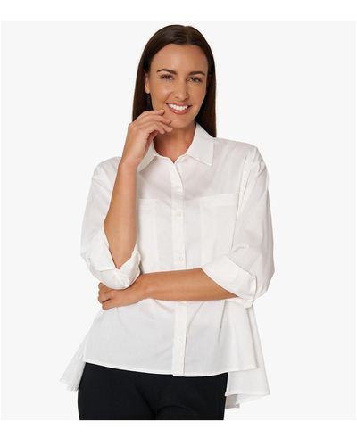 Stella Carakasi Wear Anywhere Shirt In Cotton Poplin - White