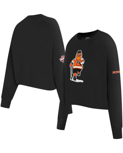 Pro Standard Philadelphia Flyers Mascot Crewneck Pullover Sweatshirt - Black