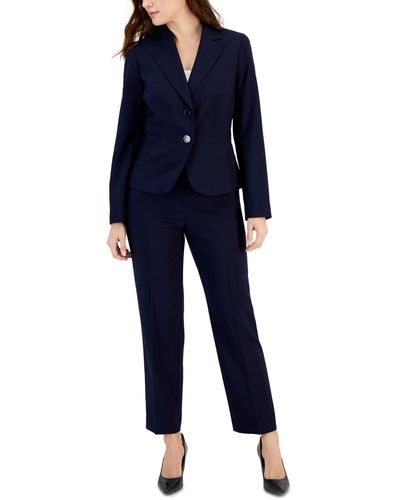 Le Suit Two-button Blazer & Pants Suit - Blue