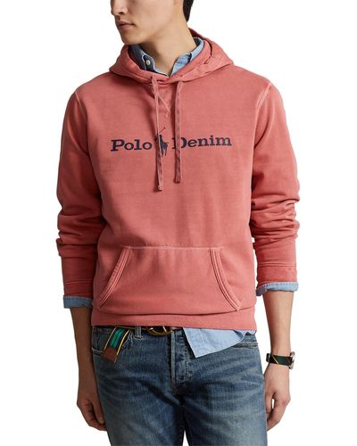 Polo Ralph Lauren Big & Tall Fleece Hoodie - Red
