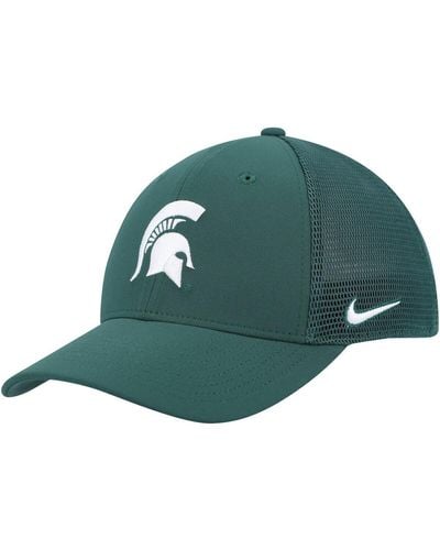Nike Michigan State Spartans Legacy91 Meshback Swoosh Performance Flex Hat - Green