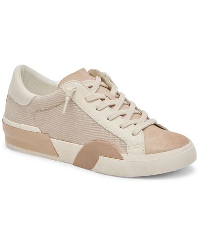Dolce Vita Zina Lace Up Sneakers - Natural