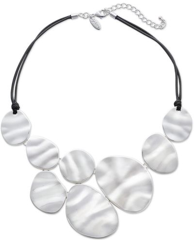 Style & Co. Tone Frontal Necklace - Metallic